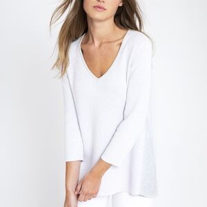 Kinross cashmere and cotton sweater